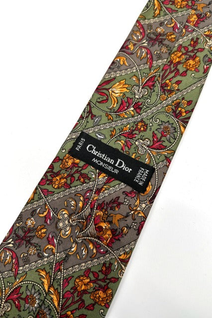 Made in FRANCE floral tie