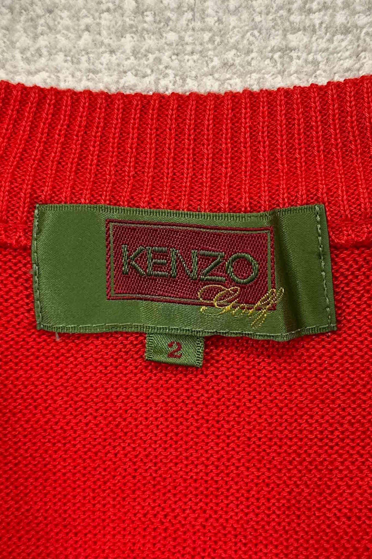 KENZO GOLF knit vest