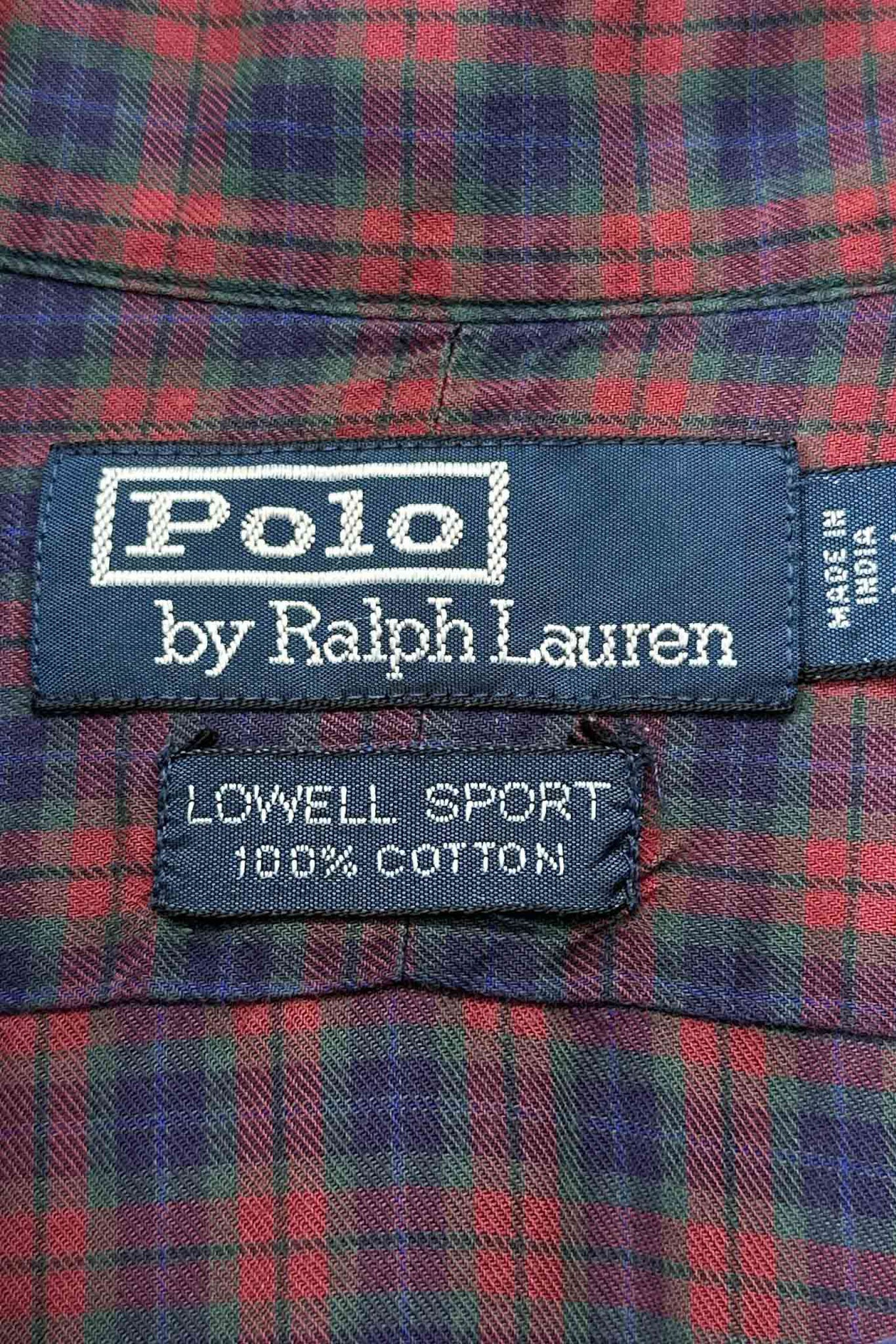90's Polo by Ralph Lauren red  check shirt