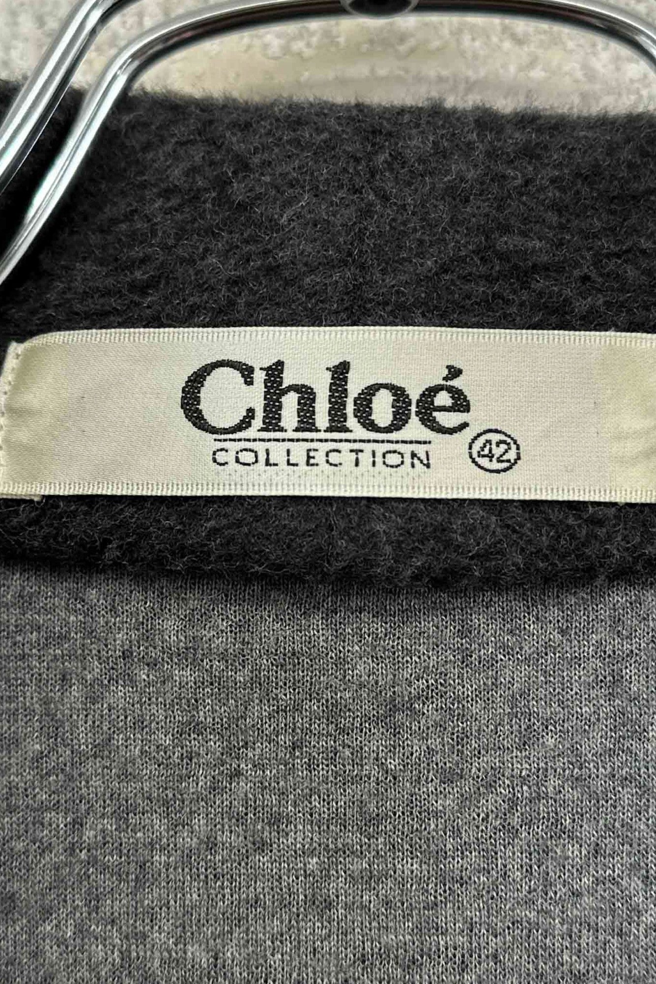 Chloe grey wool cardigan