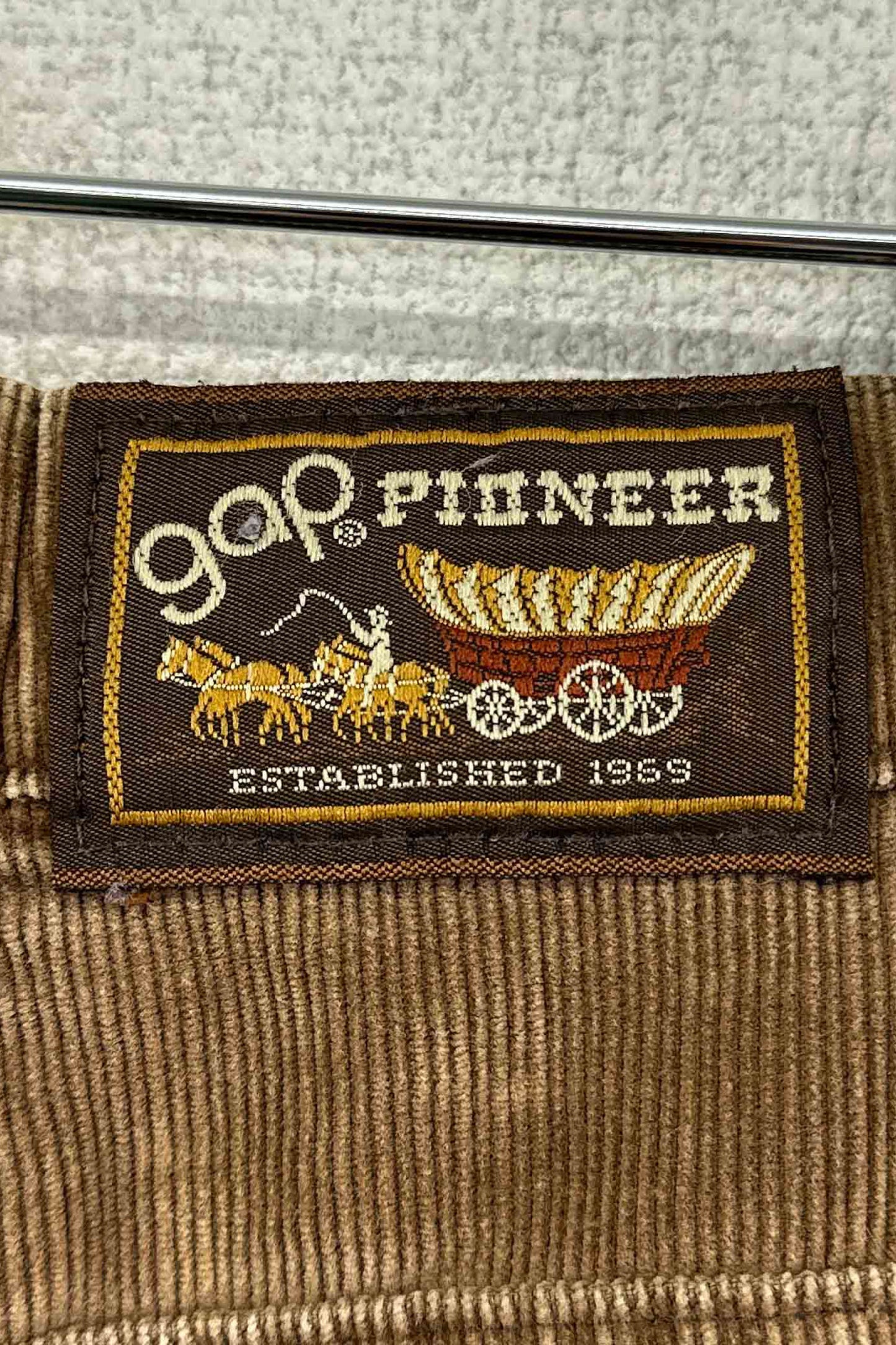80's gap × pioneer brown coduroy pants