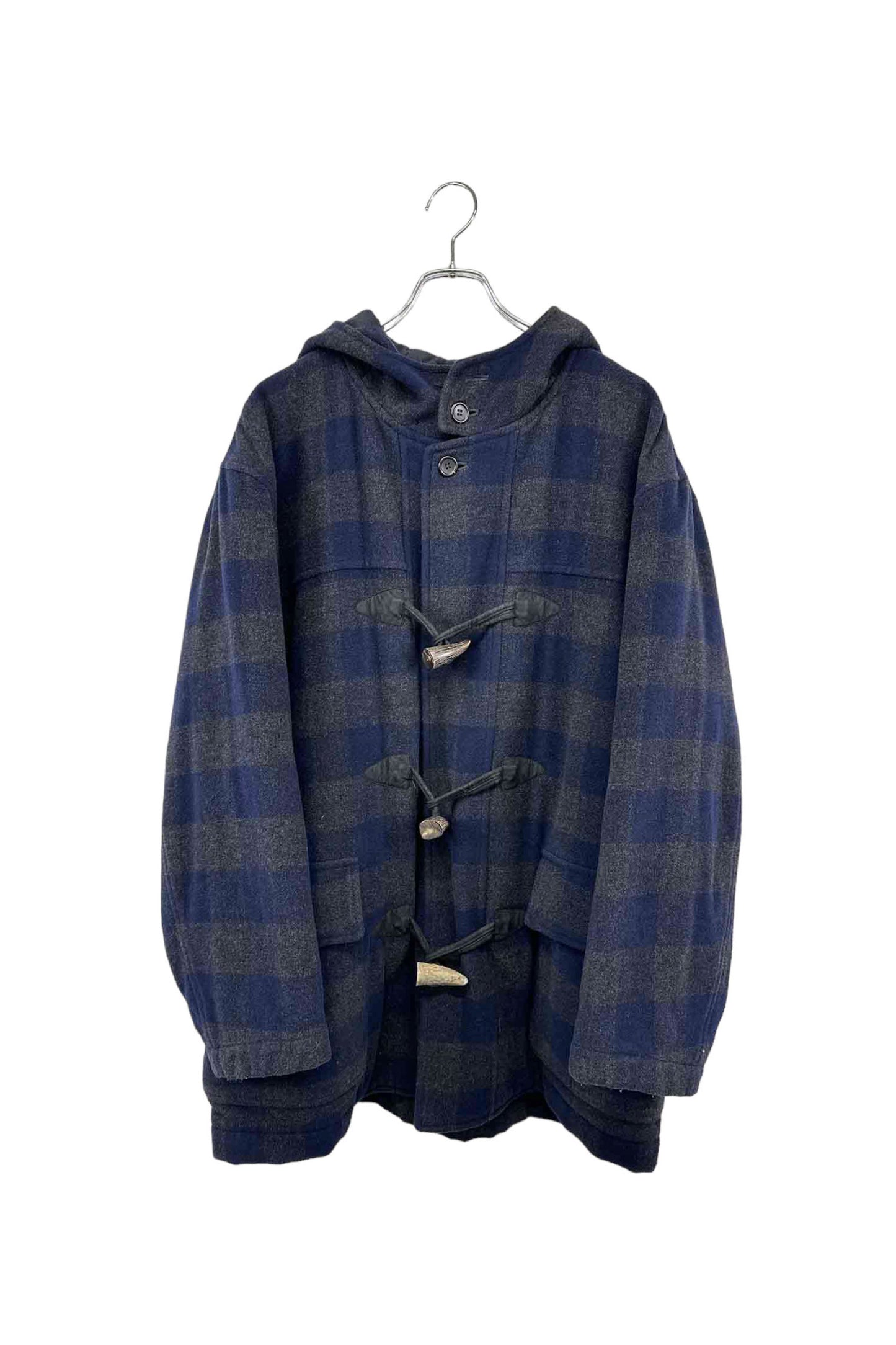 Christian Dior check duffel coat