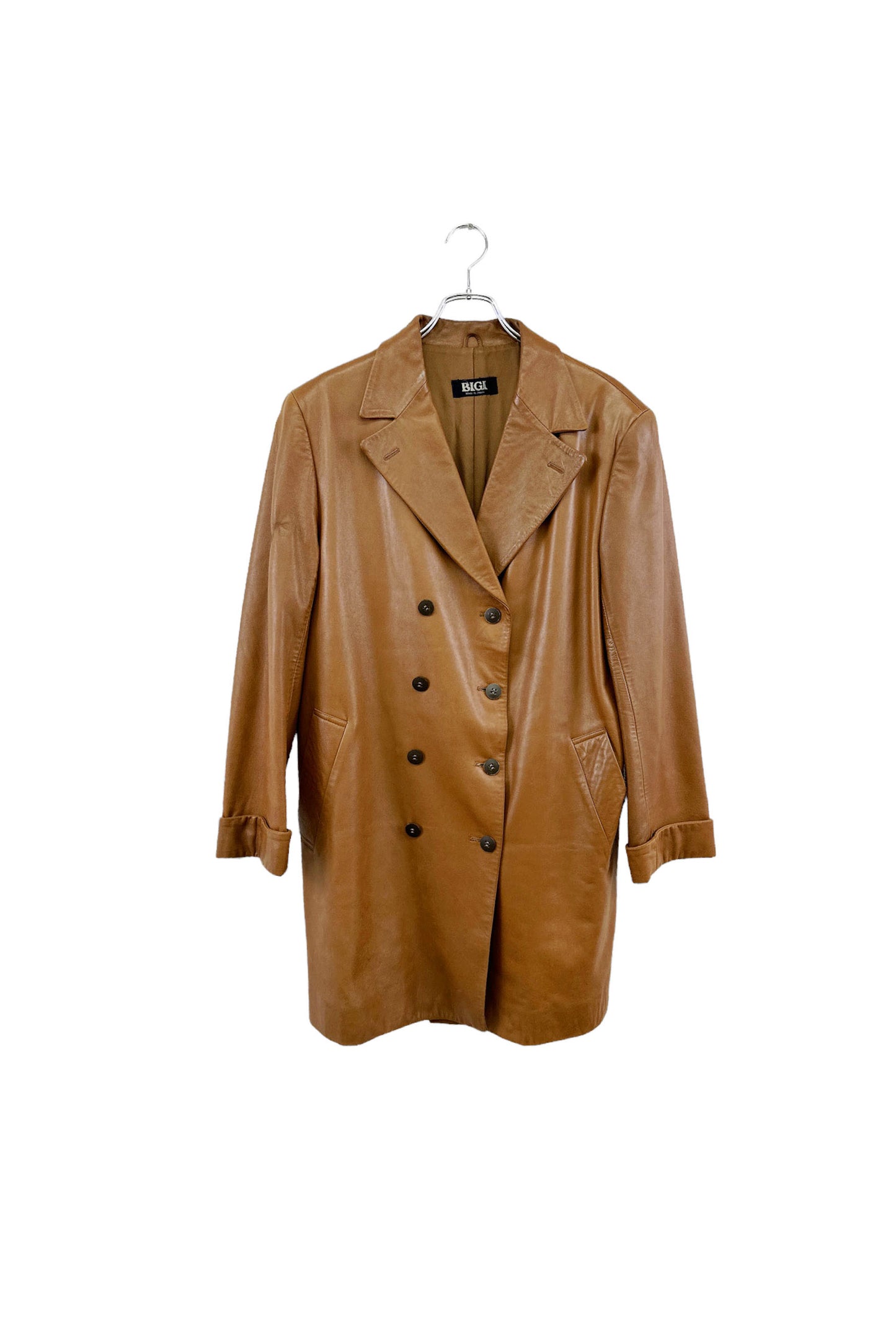 BIGI leather coat