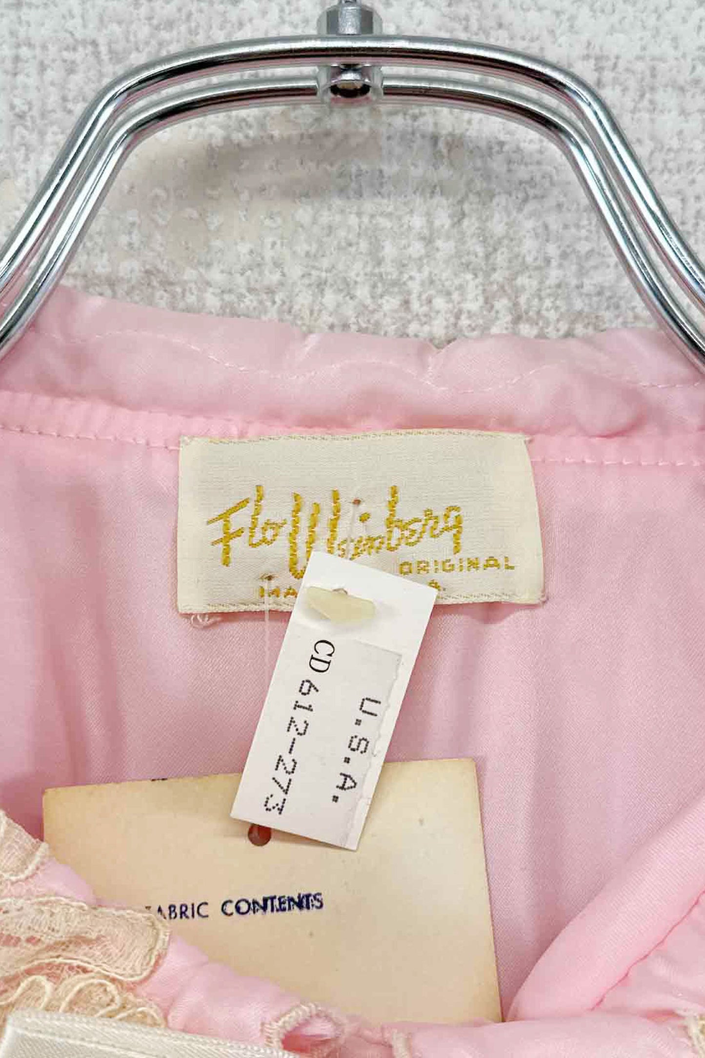 Made in USA Flo Weinberg ribbon quilting jacket