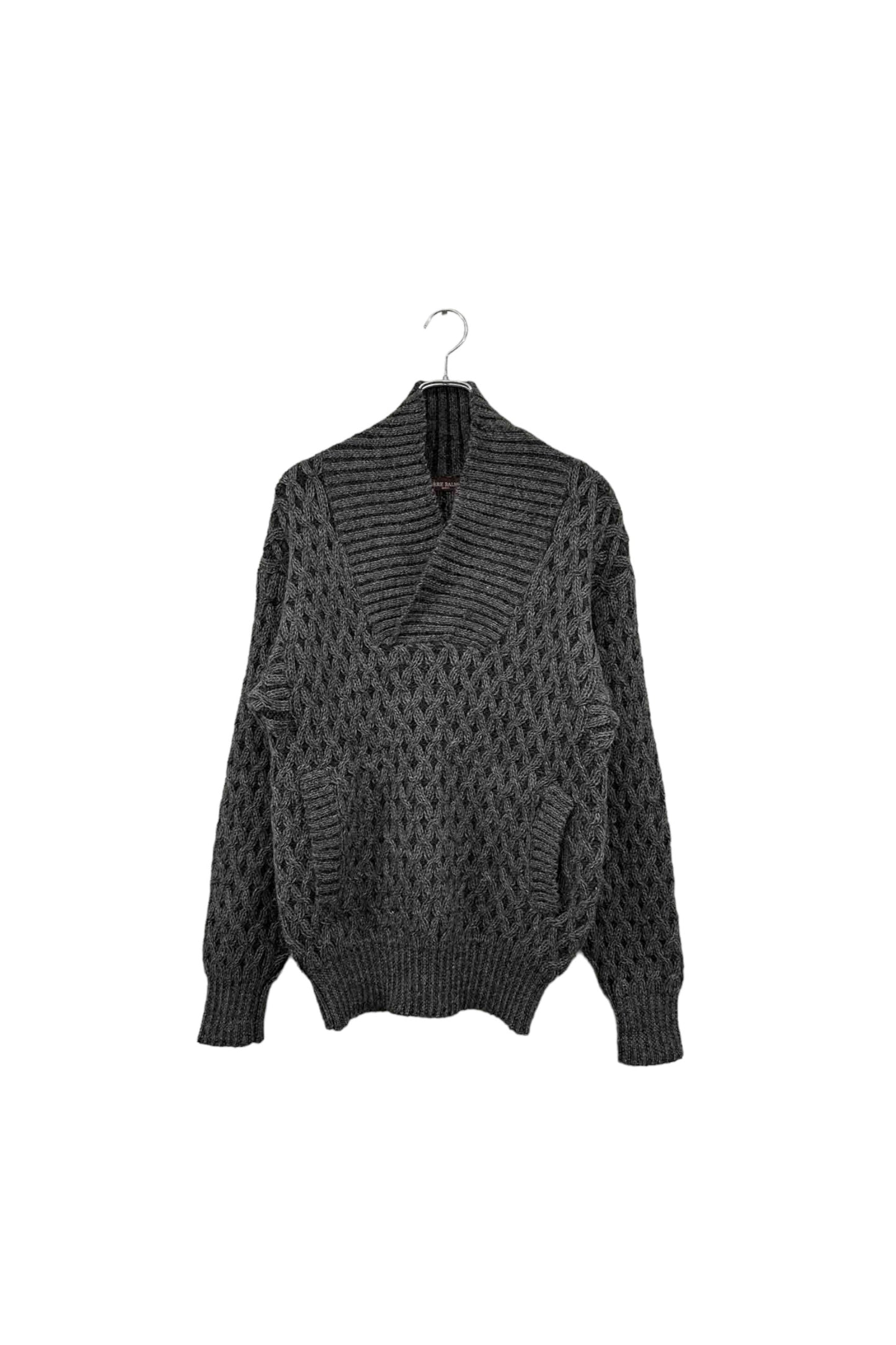 PIERRE BALMAIN gray sweater
