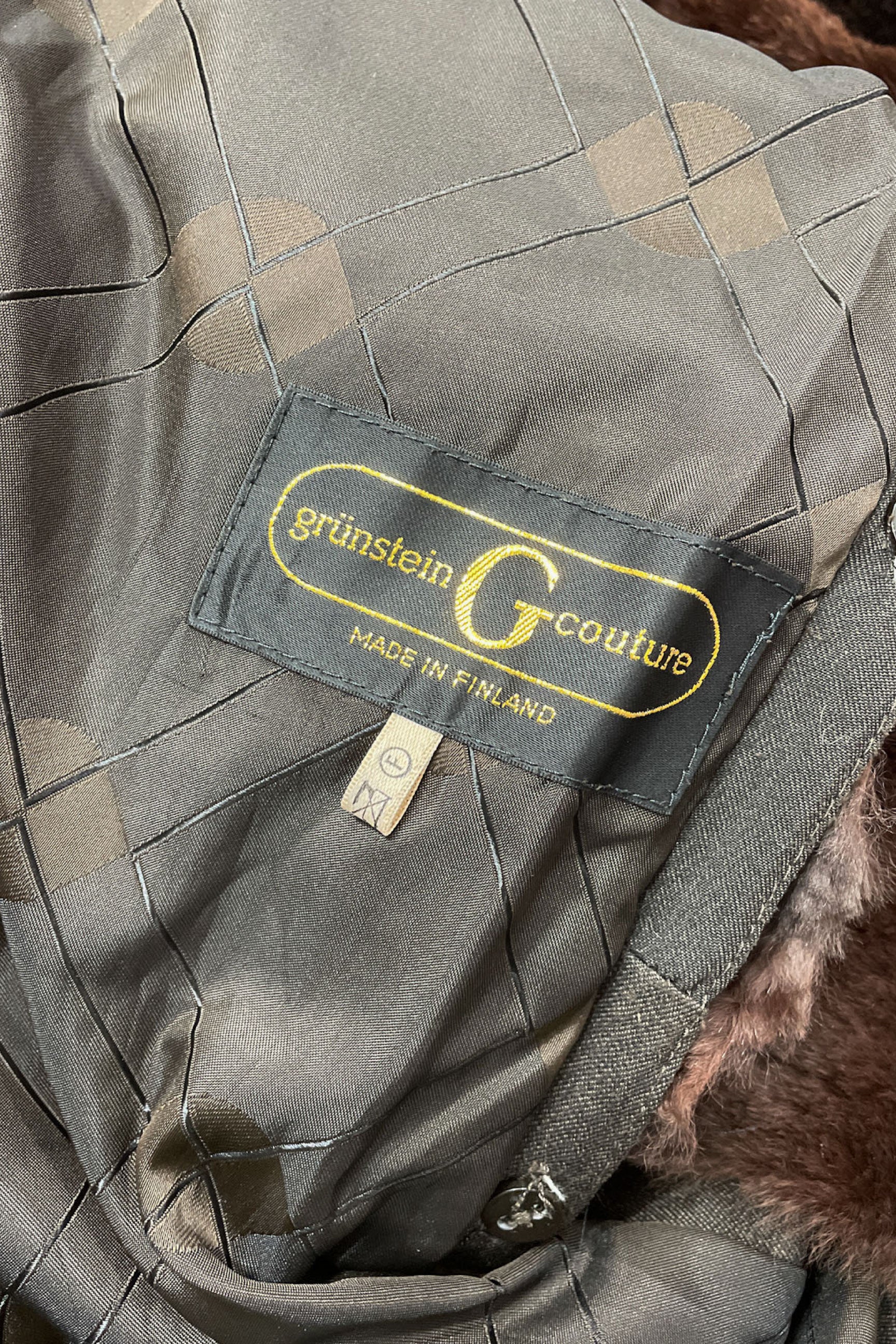 80's Finland grunstein G couture coat – ReSCOUNT STORE