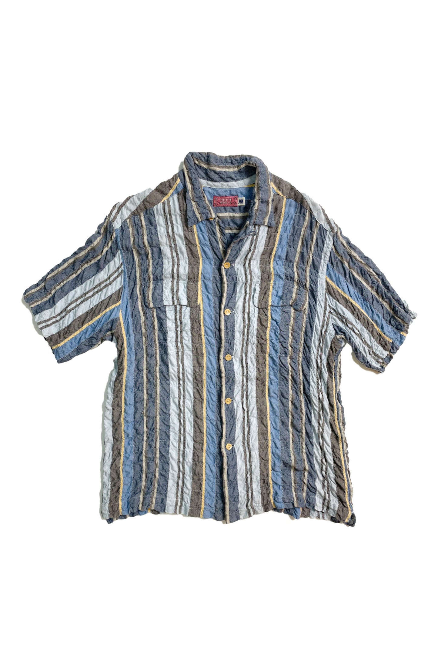90's CHIPIE WORLD rayon open collar shirt