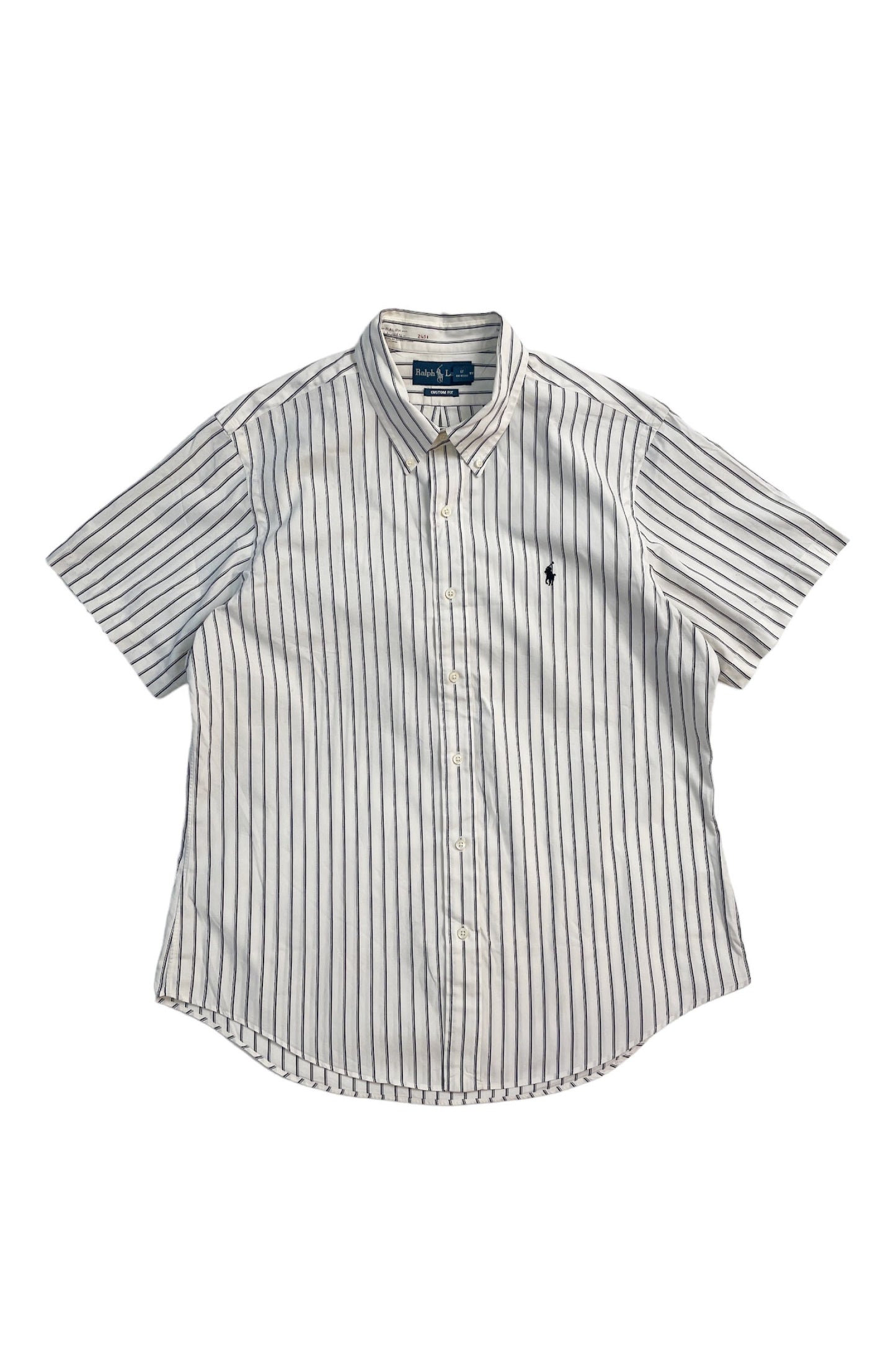 90's Ralph Lauren stripe shirt white/black