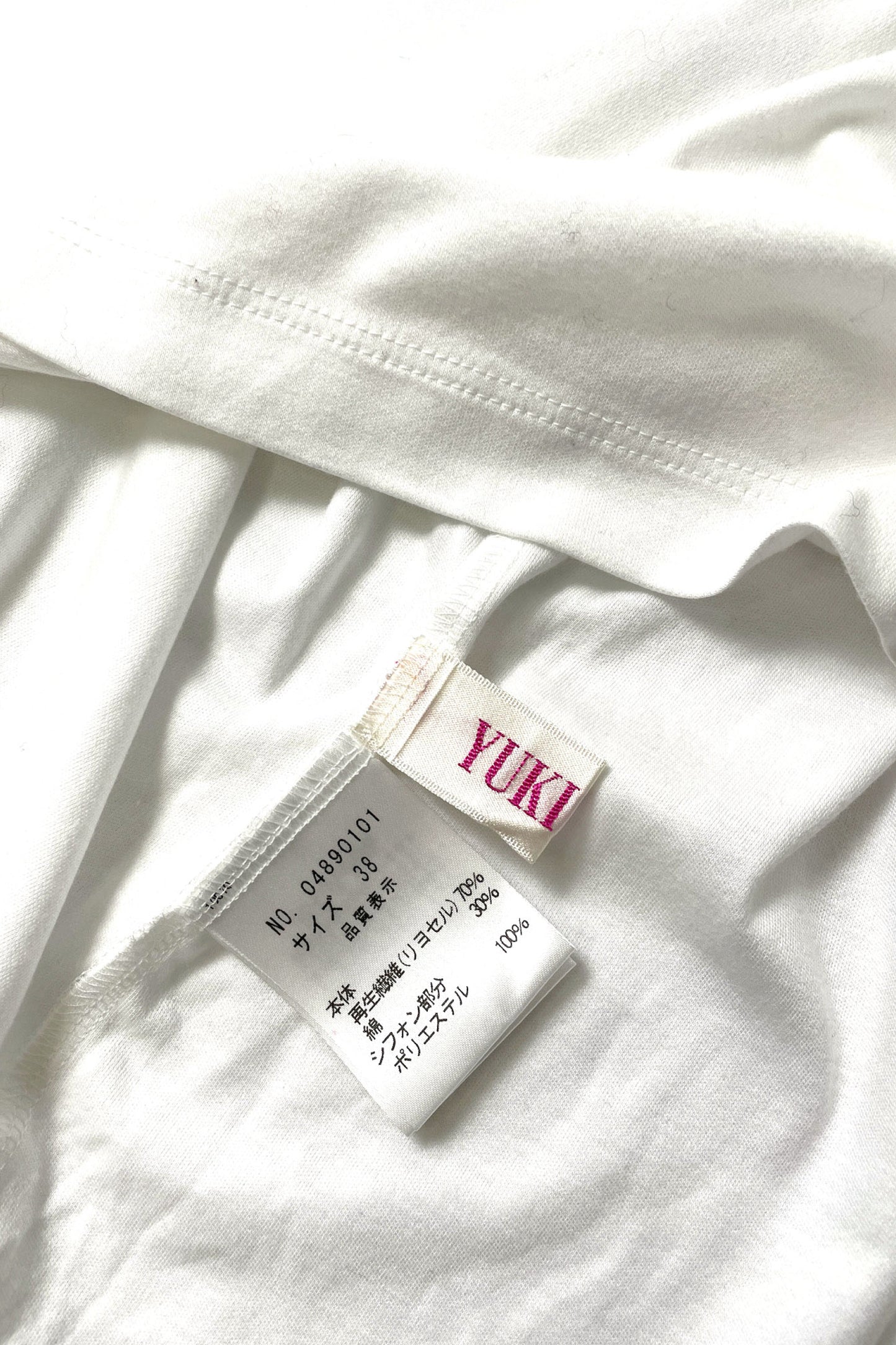 90 年代 Yuki TORII 雪纺衬衫