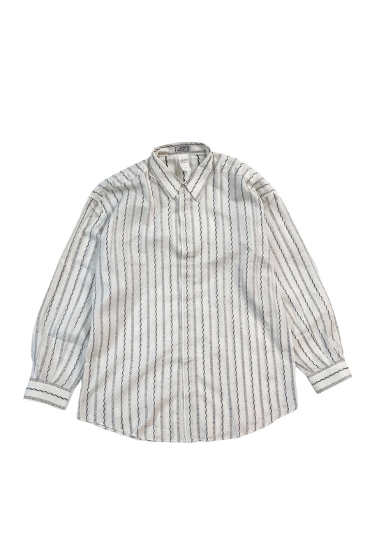 Made in ITALY white stripe shirt