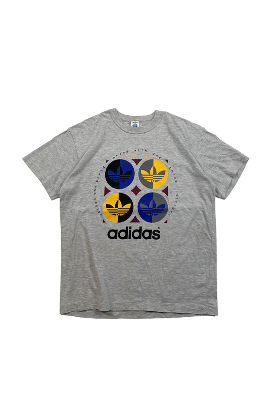 90's adidas T-shirt gray