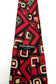 Red design tie