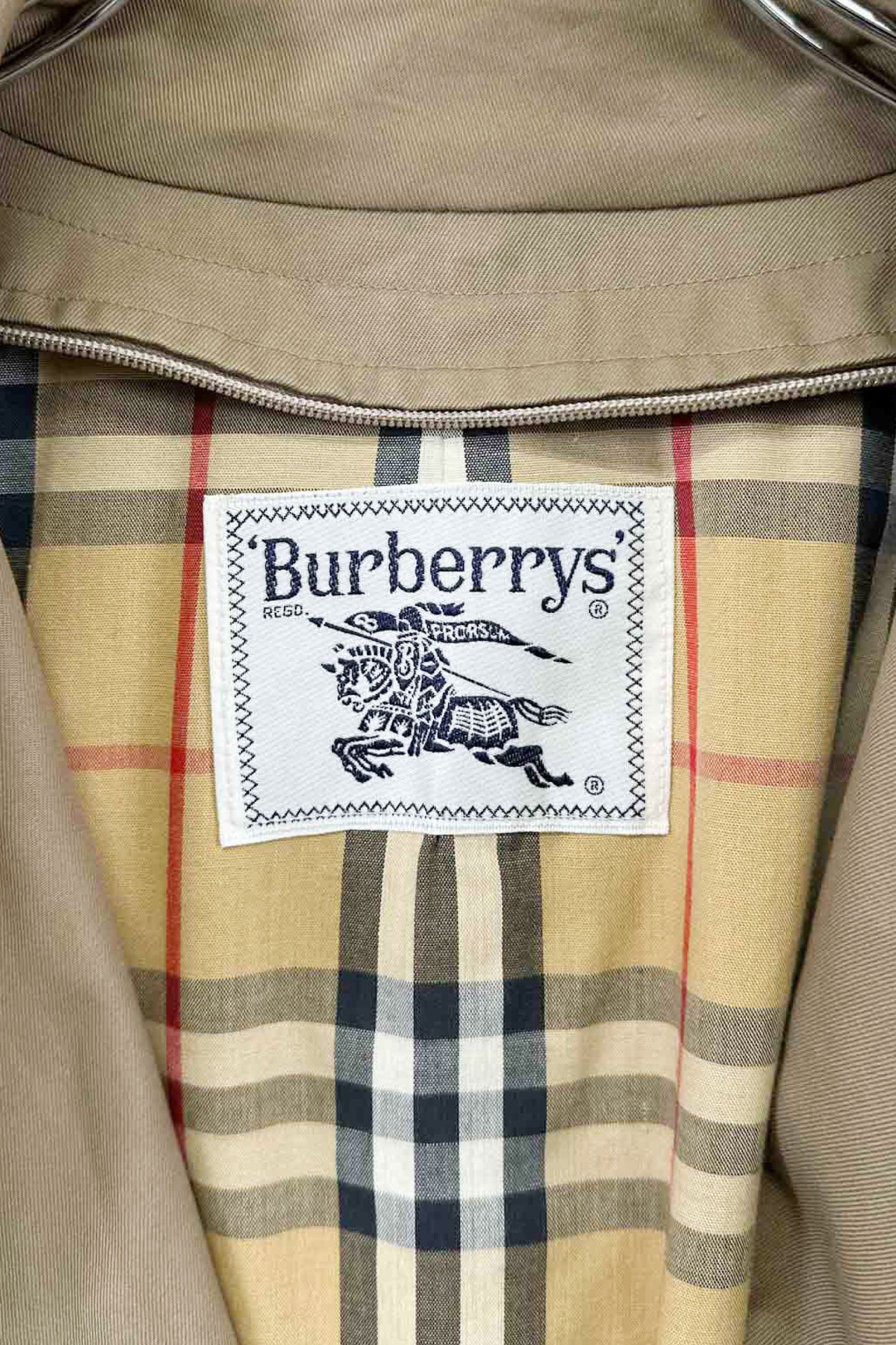 90年代Burberrys 吹气苏天领大衣