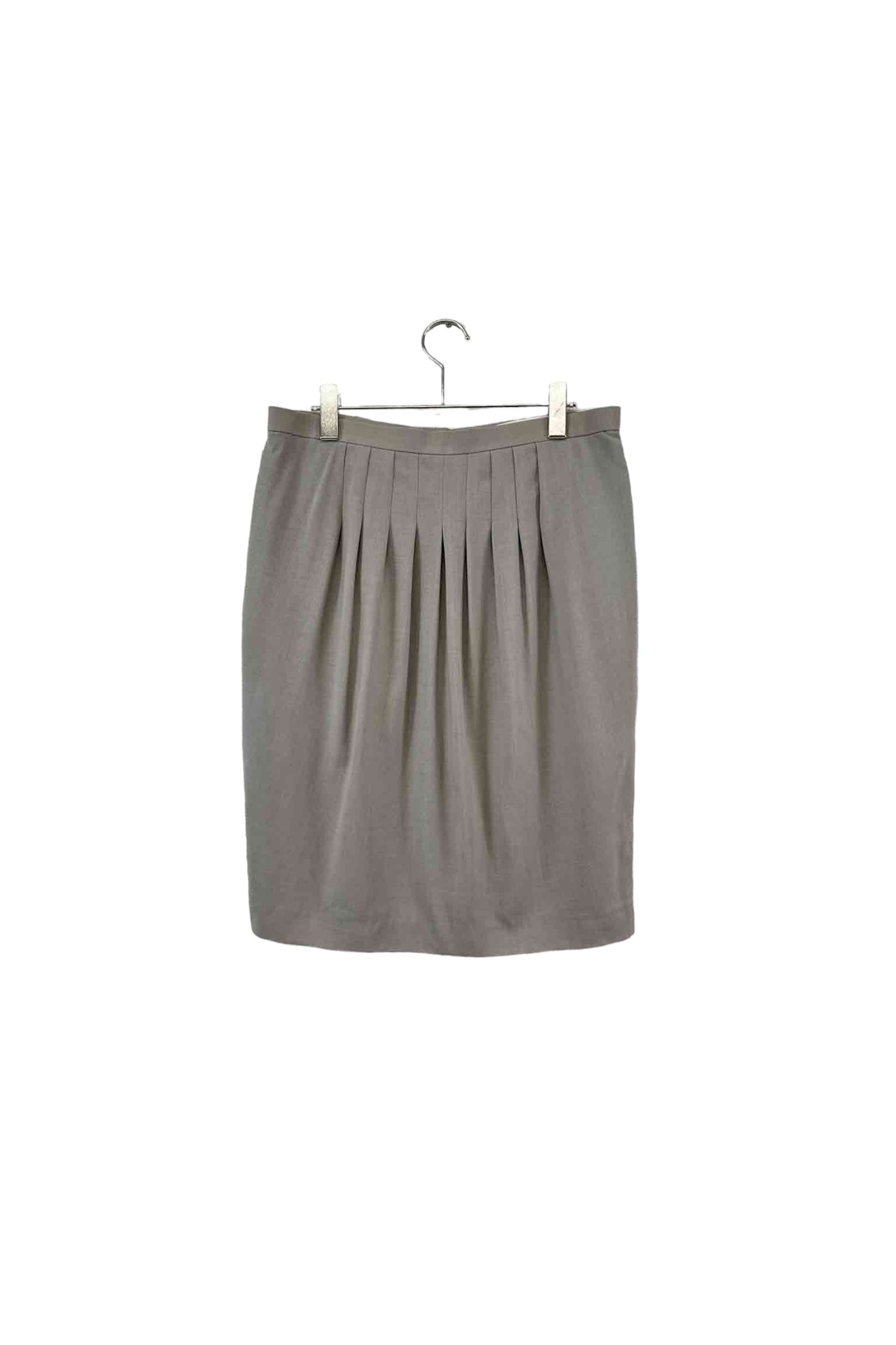 Chloe gray pleated skirt