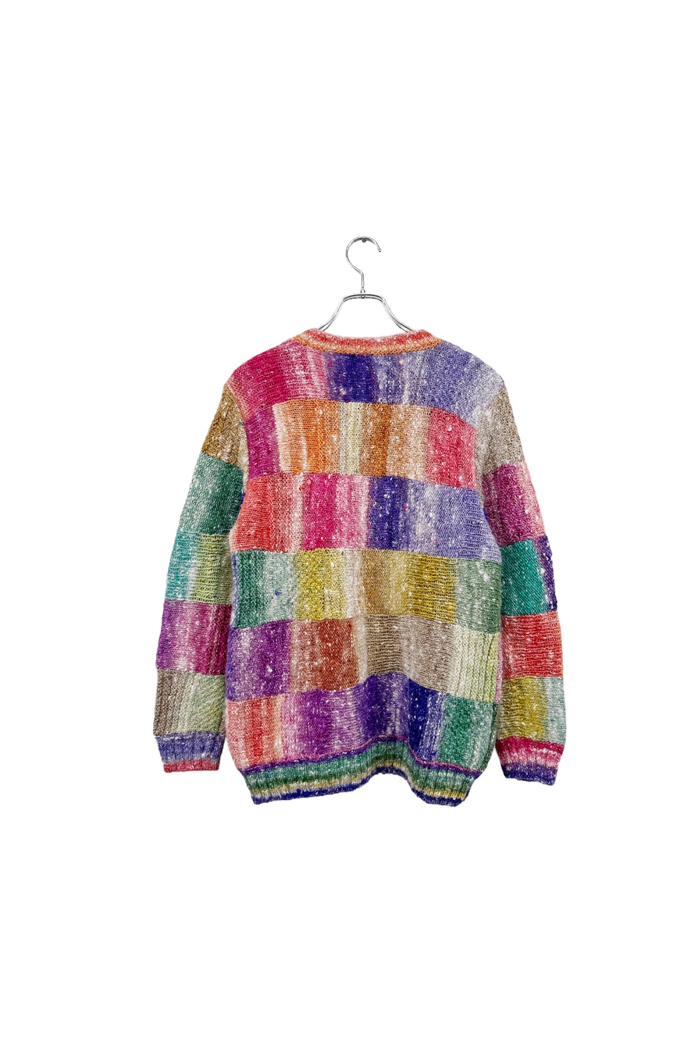 NORO hand knit patchwork cardigan