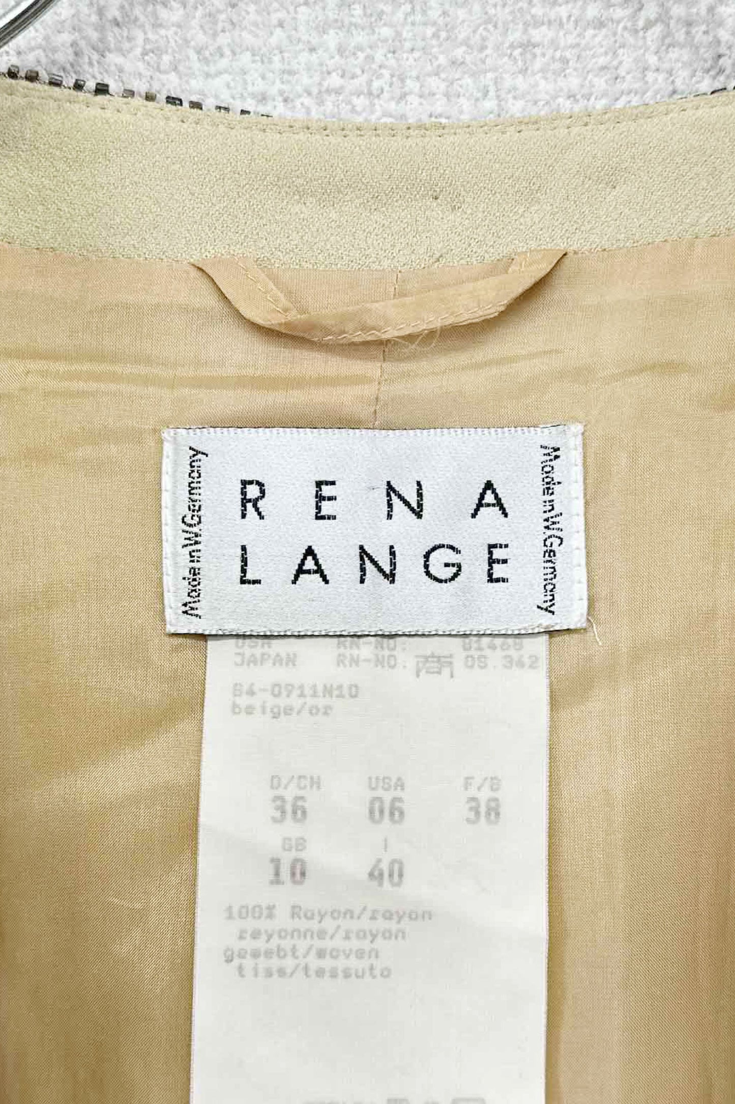 Made in W. Germany RENA LANGE jacket &amp; tops set