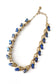 Vintage gold x blue necklace Mystery of the deep sea