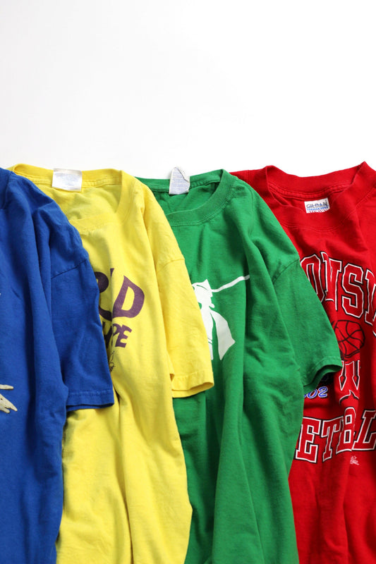 90's USA import color T-shirt x100点