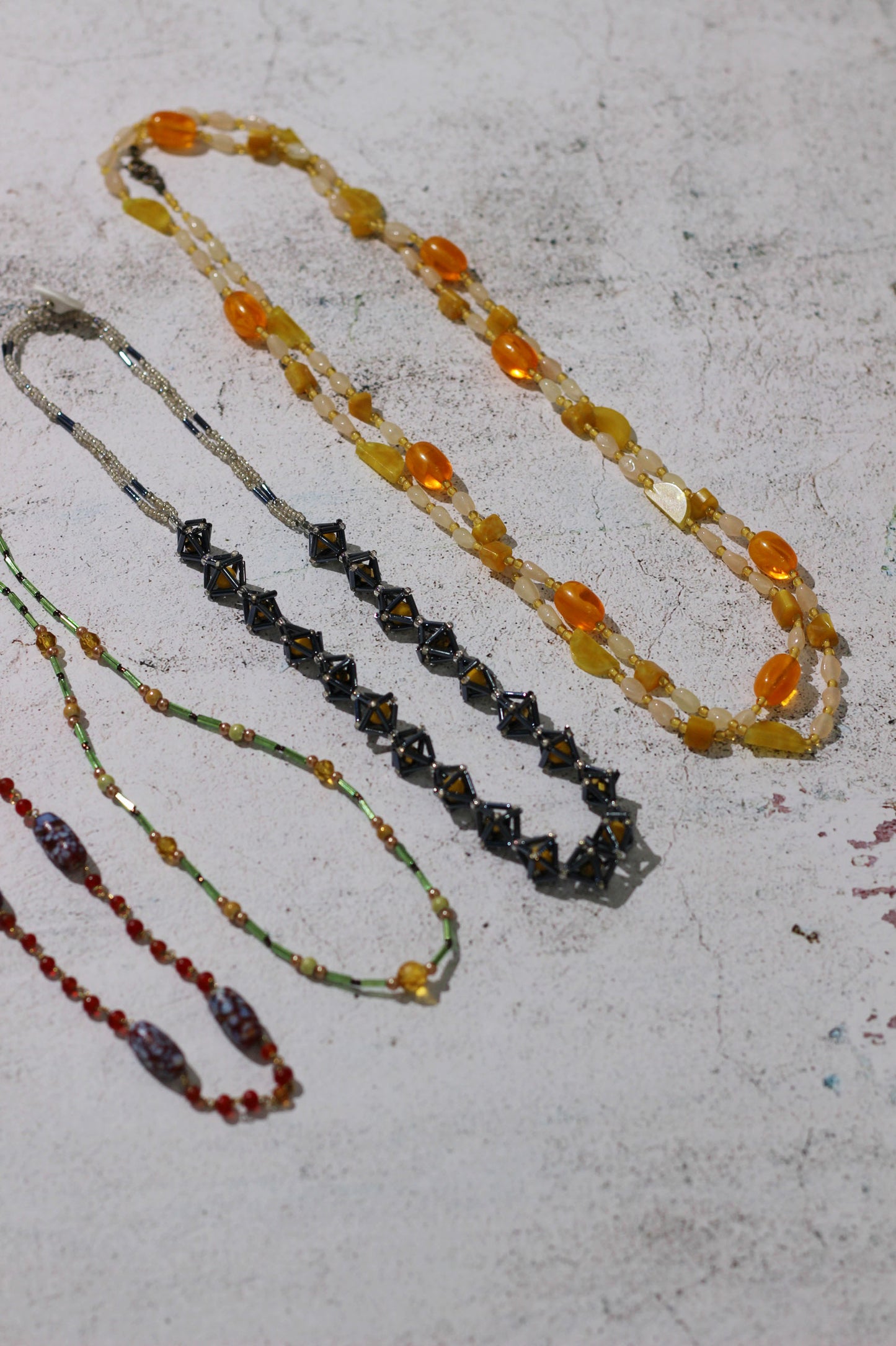 Vintage Beads necklace x10点