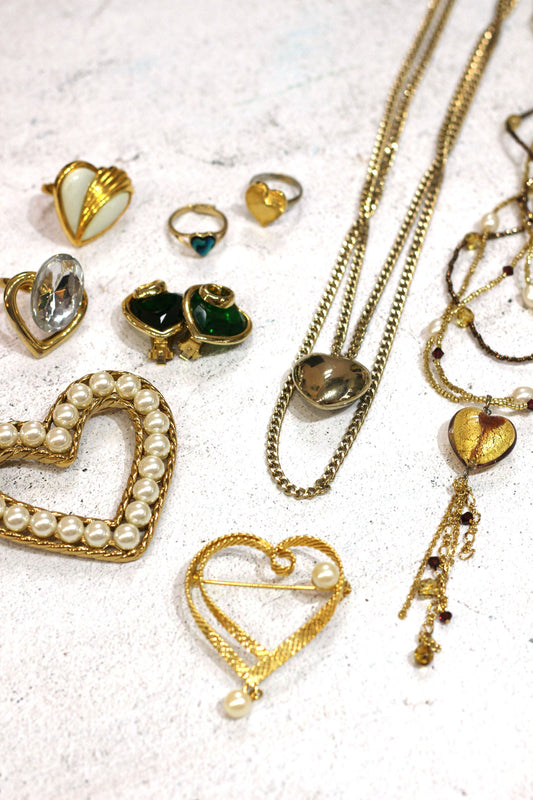 vintage heart accessory set ×10点
