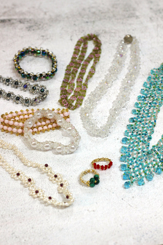 vintage beads accessory set ×10点