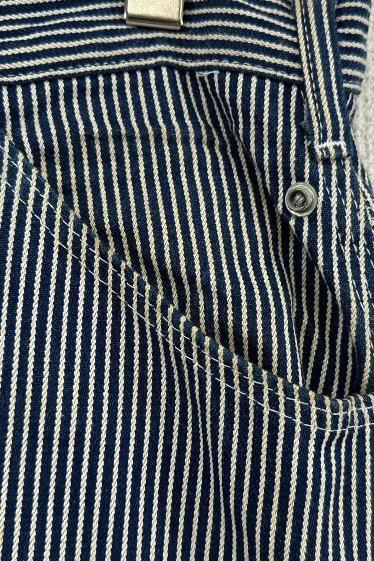POINTER BRAND 蓝色条纹长裤