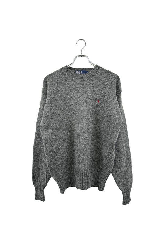 90‘s Polo by  Ralph Lauren gray wool sweater