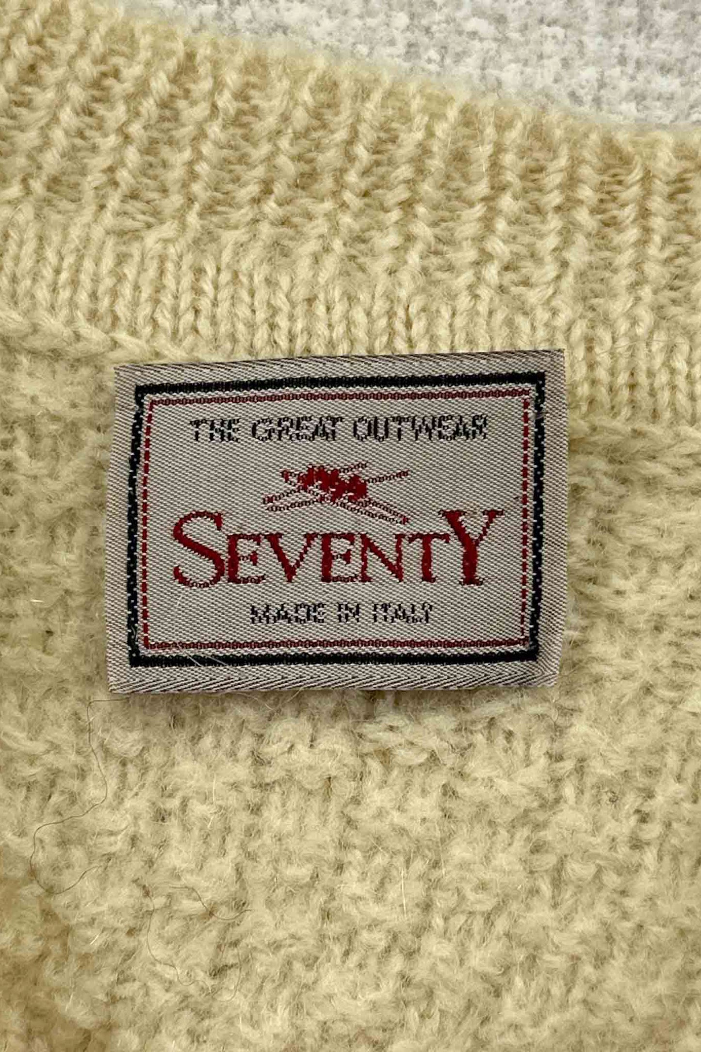 Made in ITALY SEVENTY white sweater