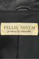 PELLIS NOVUM black leather coat