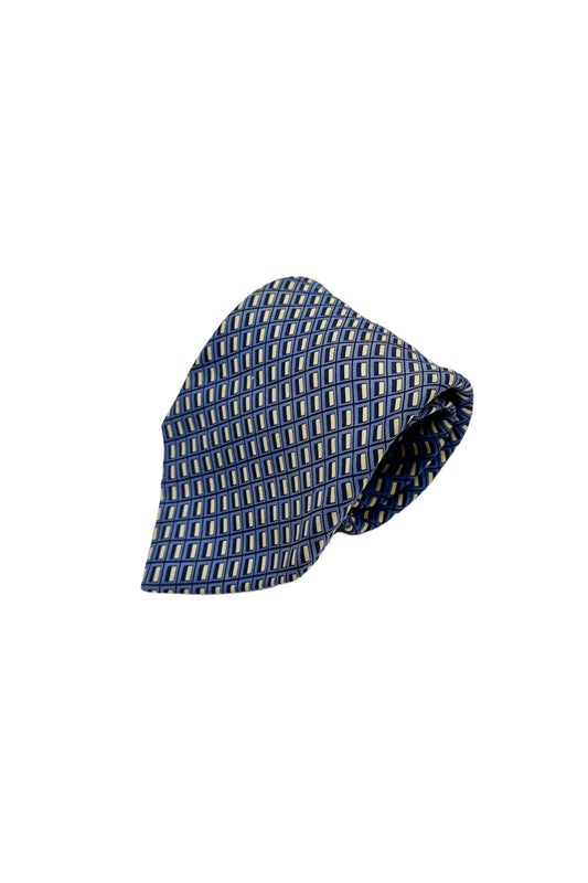 西班牙制造蓝色设计领带