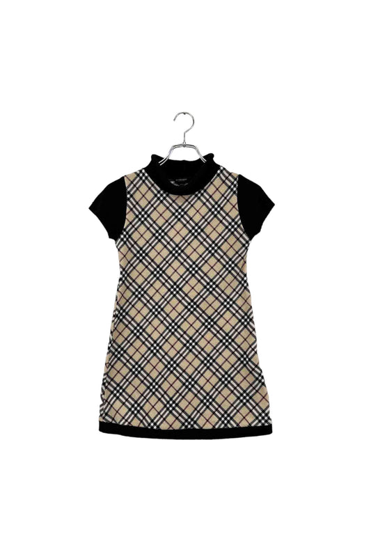 BURBERRY short sleeve knit one-piece