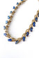 Vintage gold x blue necklace 深海の神秘