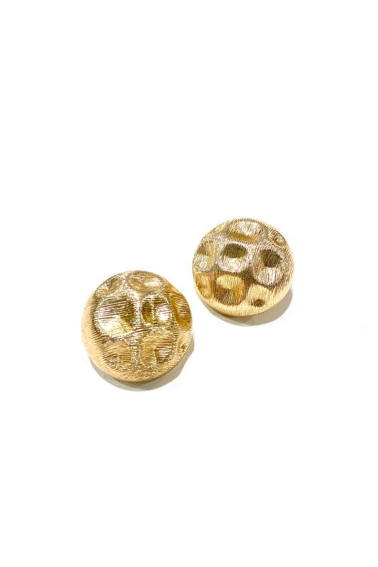 Vintage gold earring 宇宙への旅