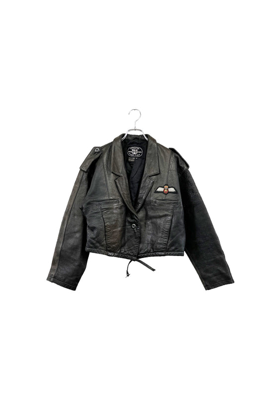 AVIREX OFFICER'S O'COAT FIELD leather jacket