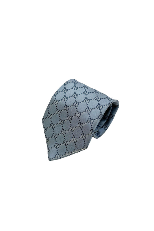 Made in ITALY light blue silk tie