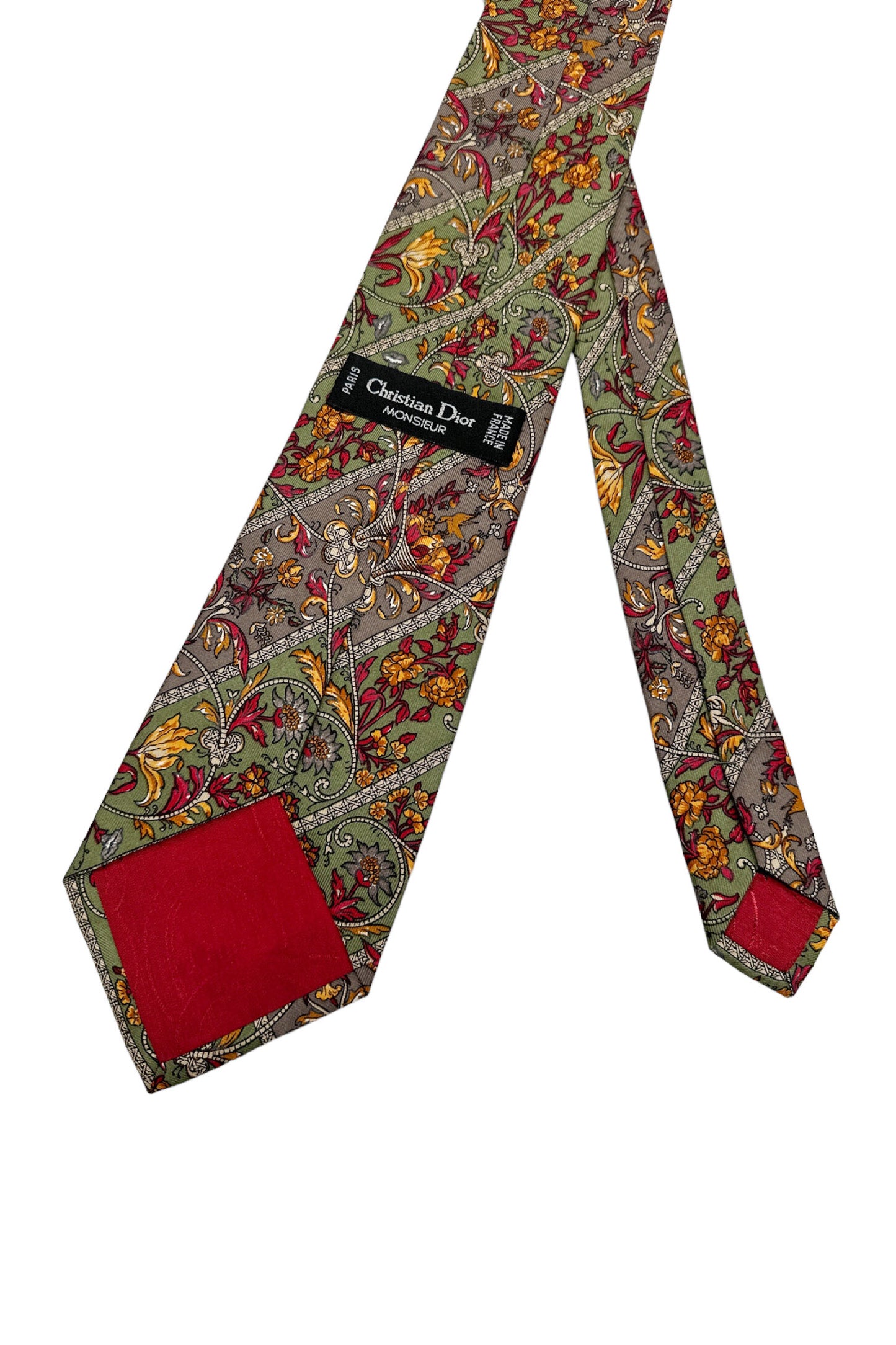 Made in FRANCE floral tie