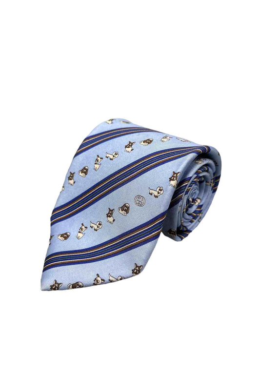 Made in Italy dog ​​silk tie