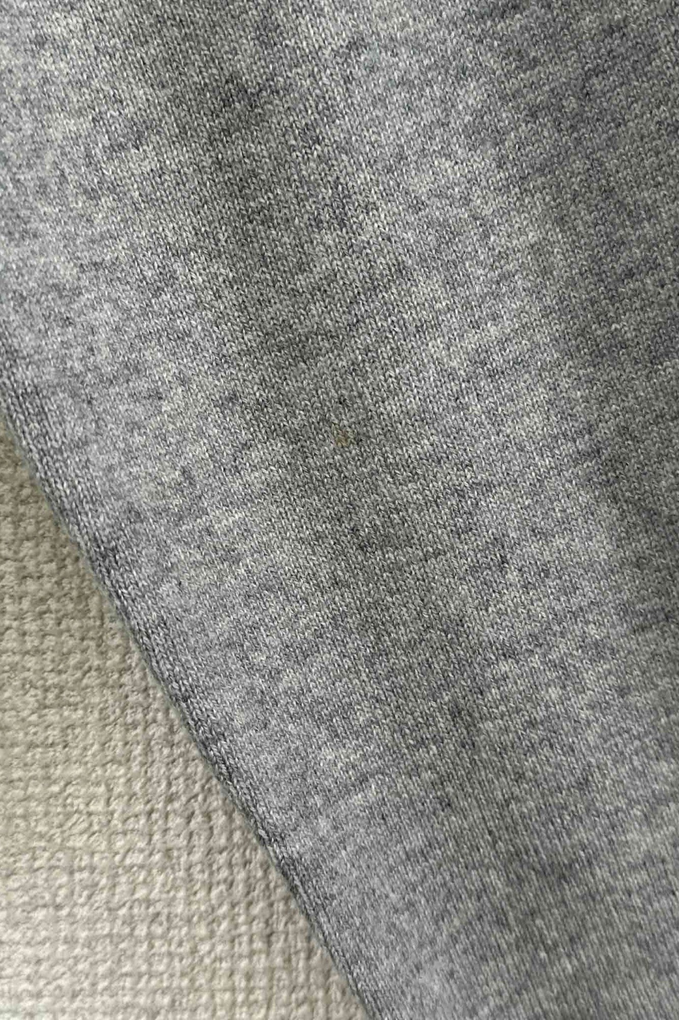 Courreges gray knit cardigan