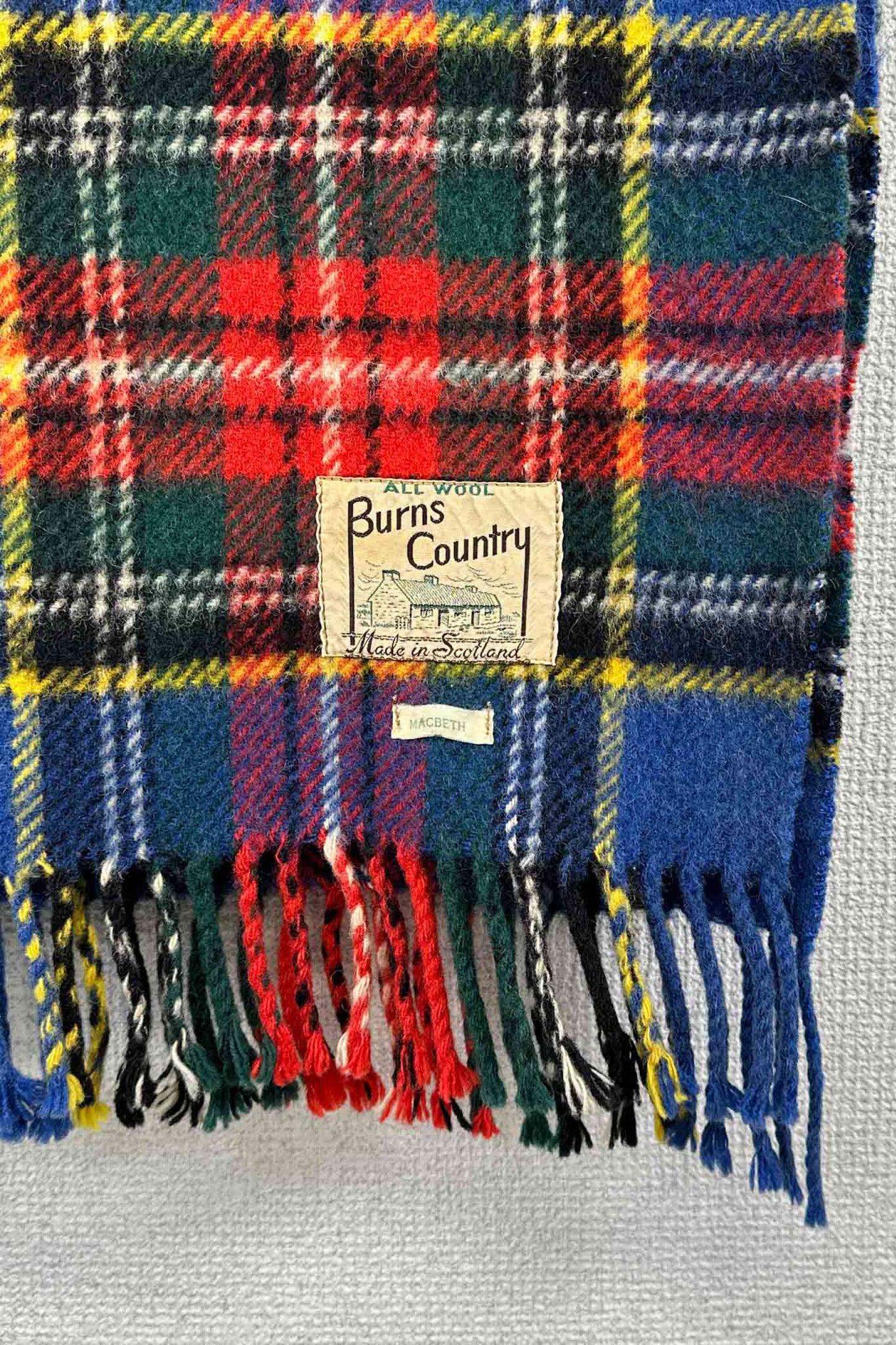 Burns Country Made in Scotland ひざ掛け - 布団・毛布