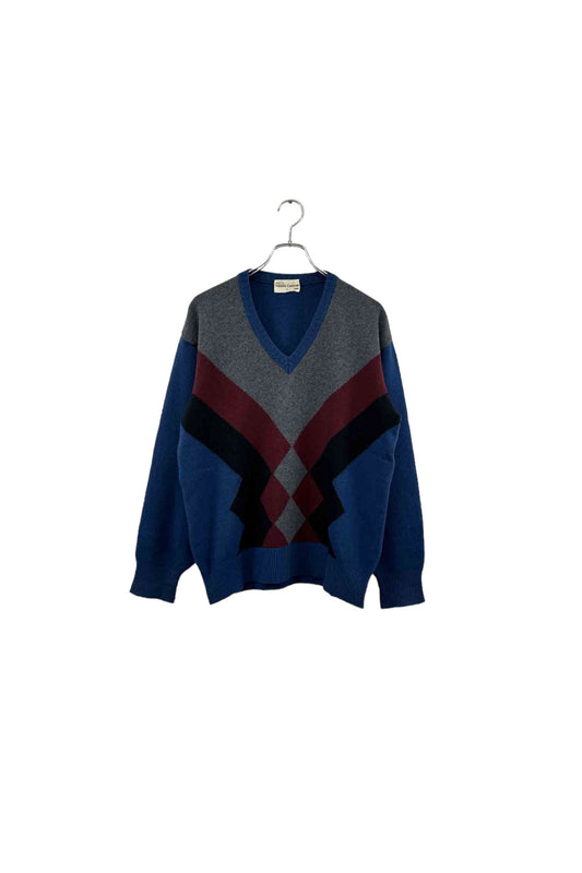 pierre cardin blue cashmere sweater