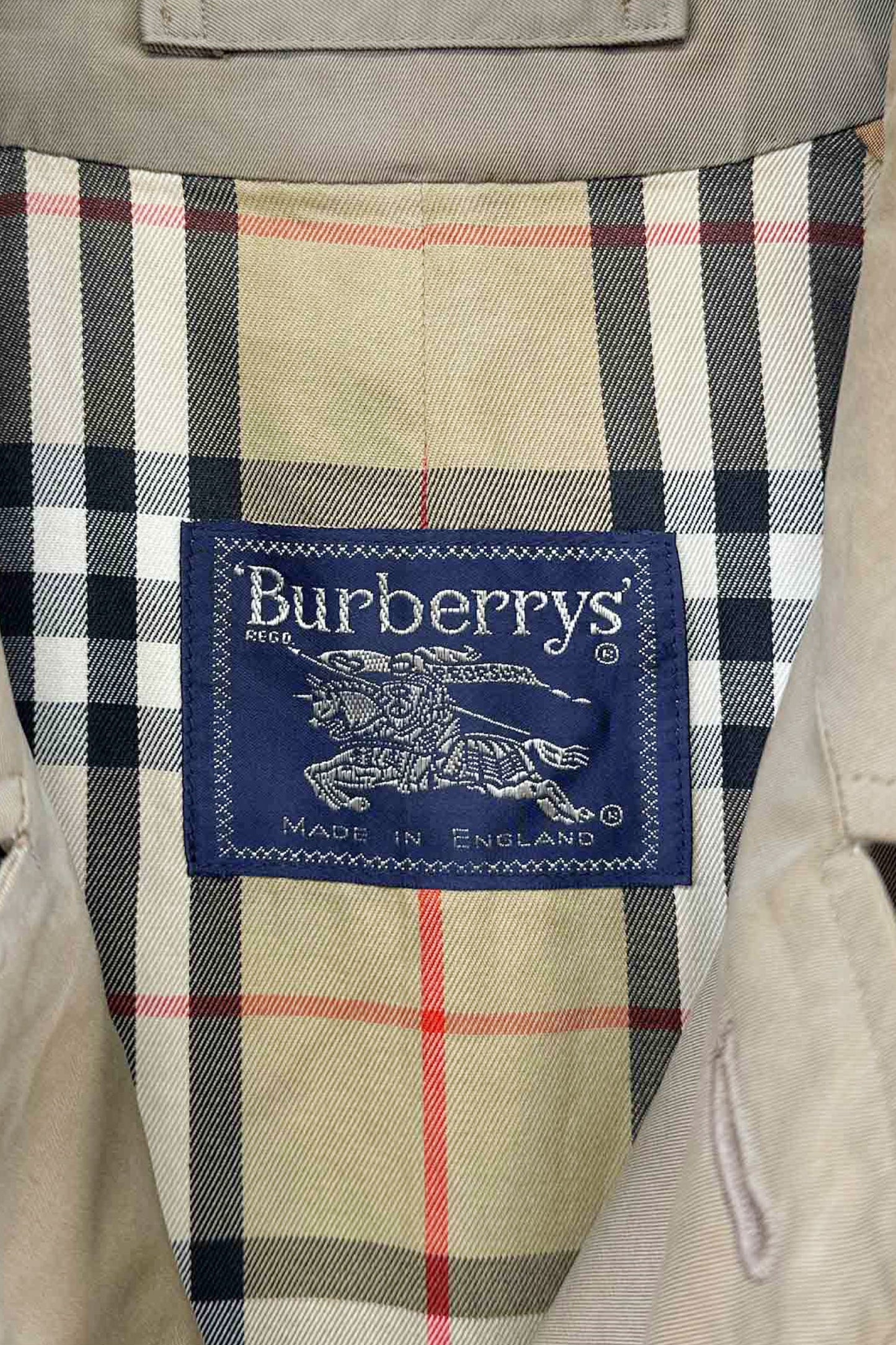 90's Made in ENGLAND Burberrys soutien collar coat