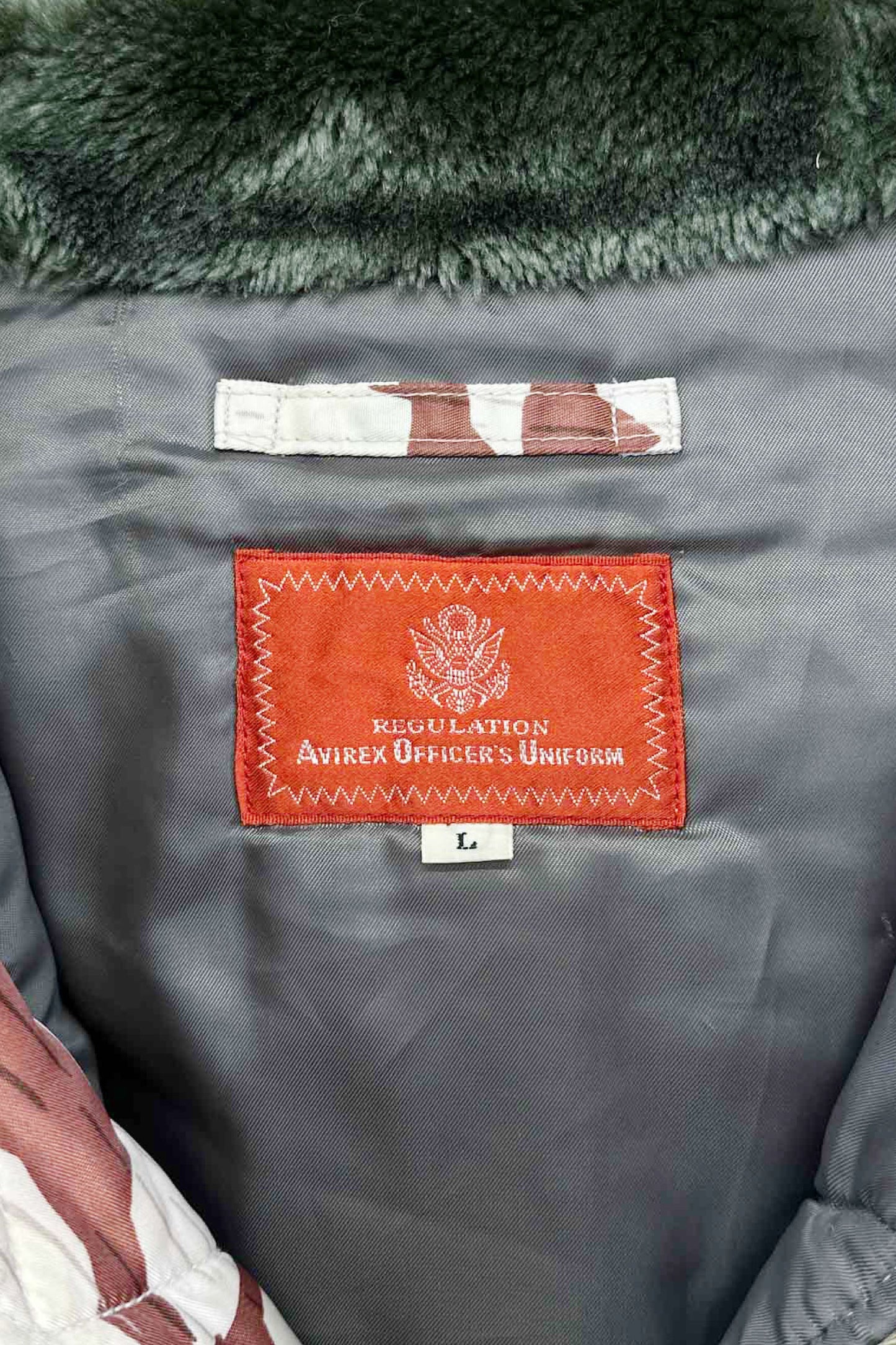 AVIREX OFFICER‘S UNIFORM nylon jacket