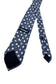 90's Blue dot silk tie