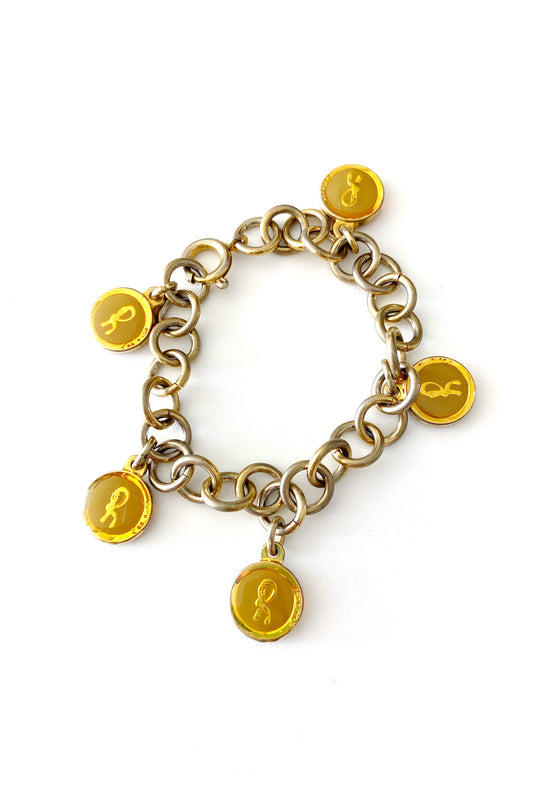 Vintage silver bracelet アートの一部