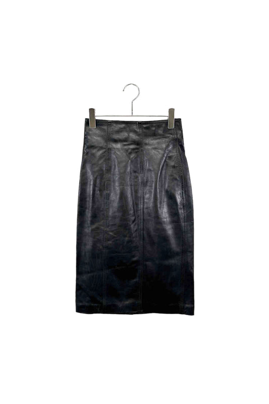 Made in FRANCE CHARLES JOURDAN leather skirt