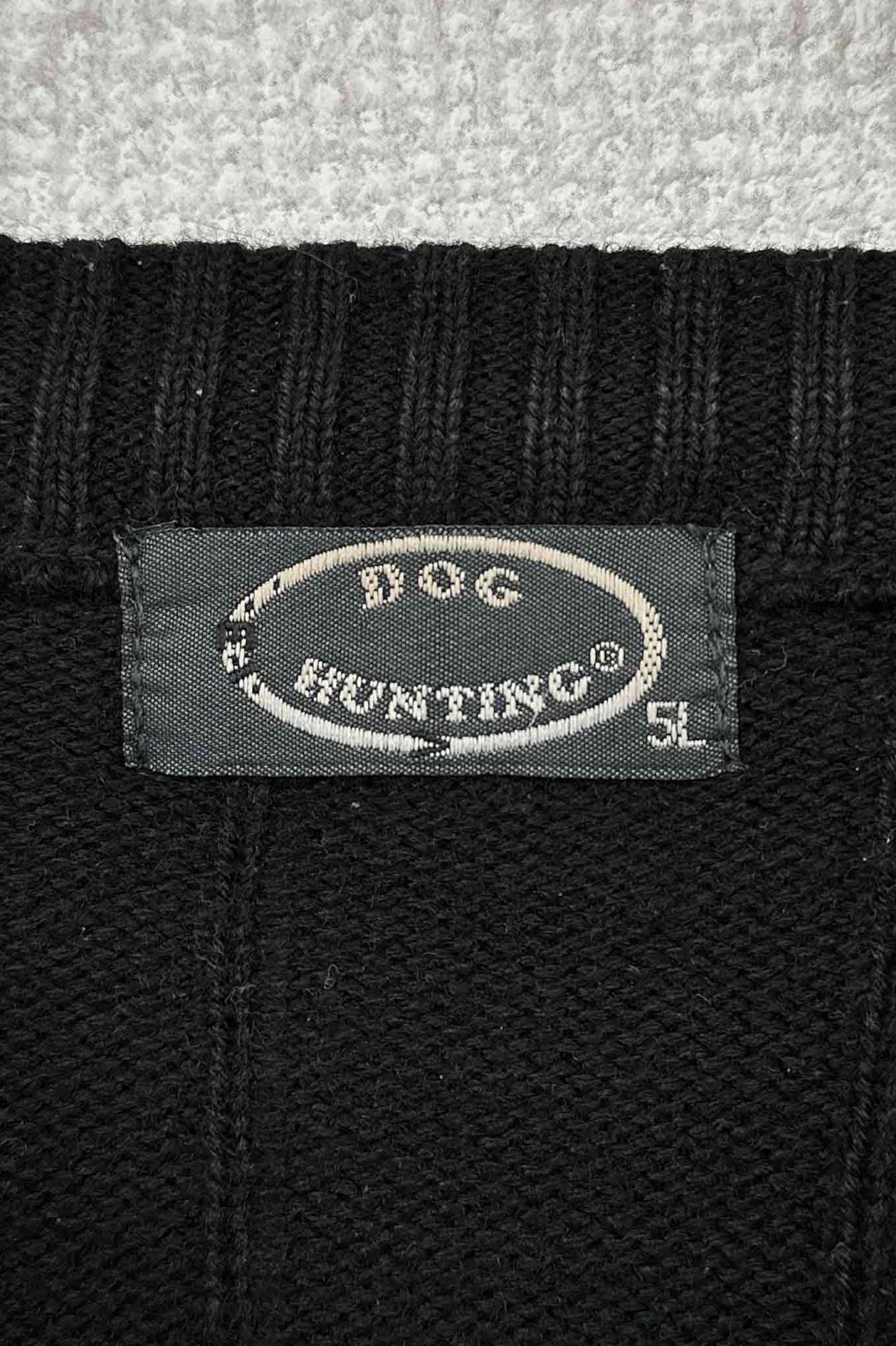 DOG HUNTING 黑色毛衣