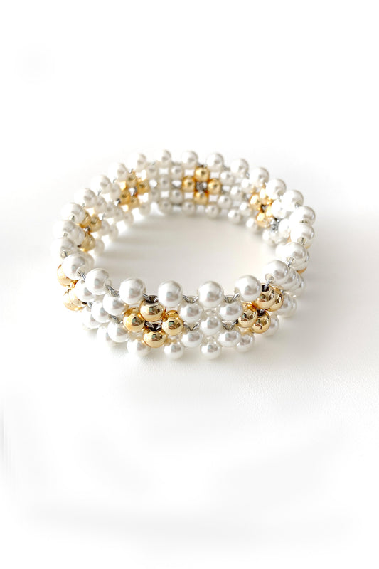 Vintage pearl bracelet 輝く美