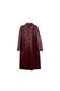 Made in ITALY ZANOBETTI red leather coat