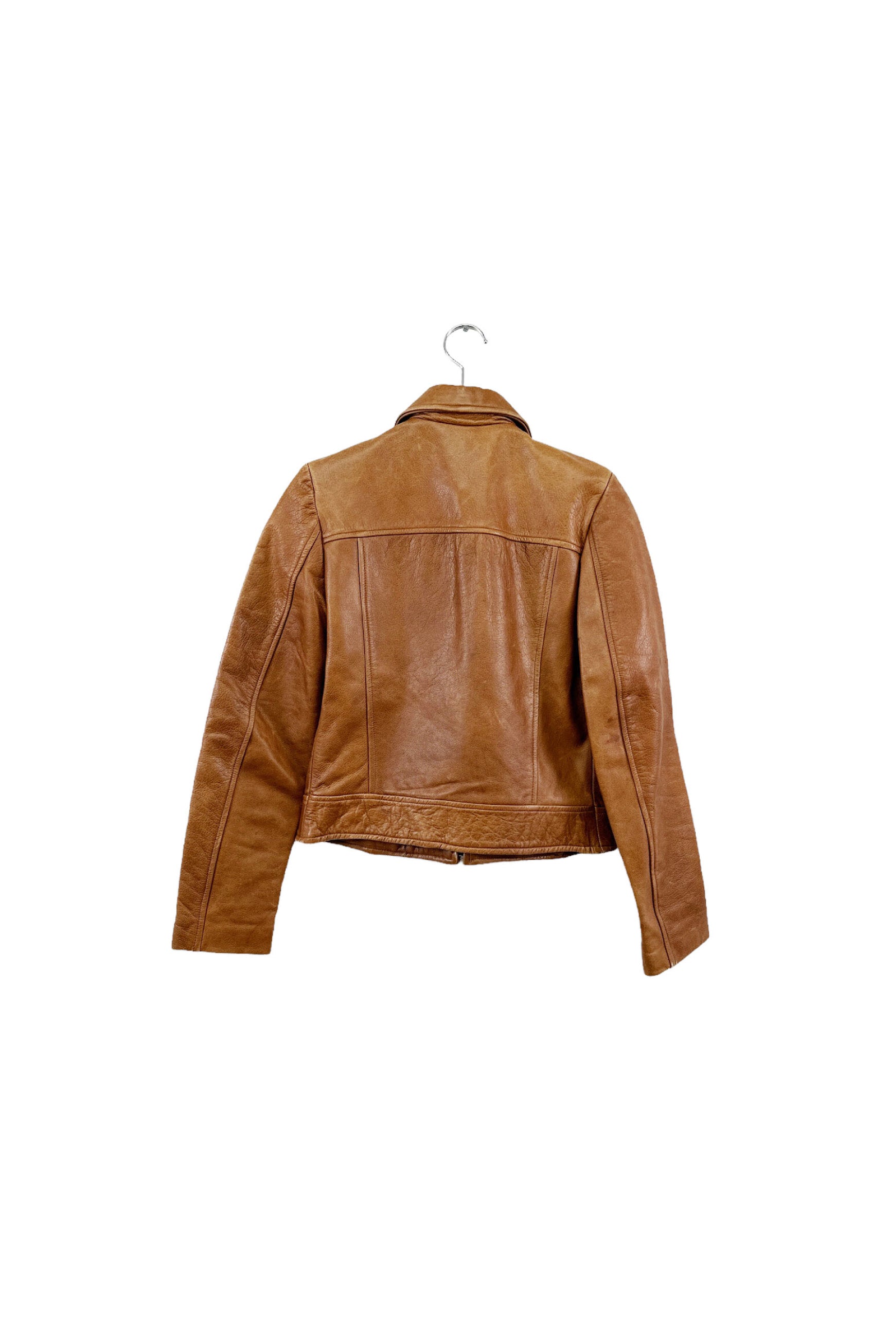 Made in FRANCE VENT COUVERT leather jacket
