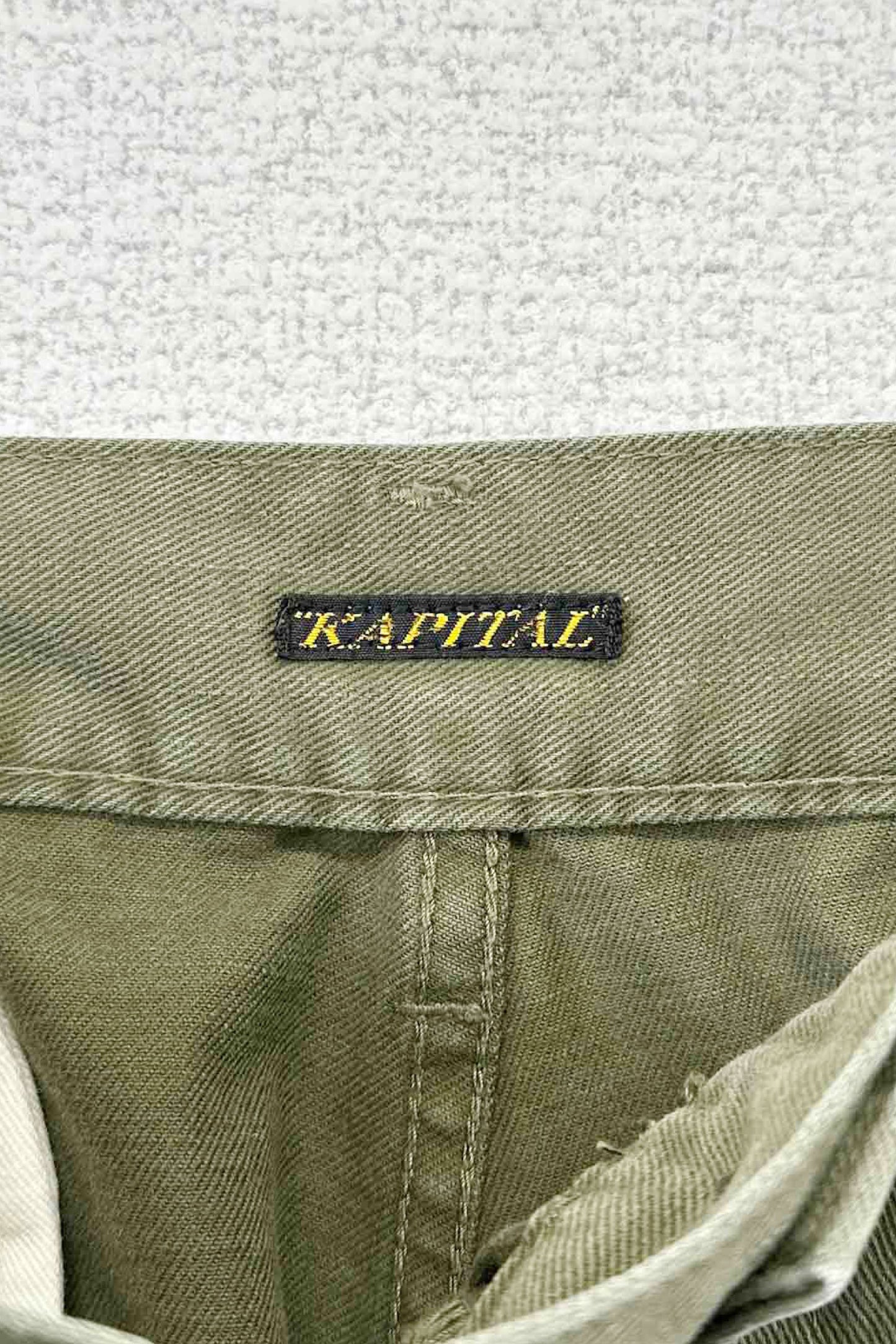 KAPITAL lace up pants
